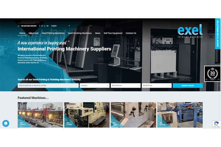 Exel Printing Machinery to return to The Print Show